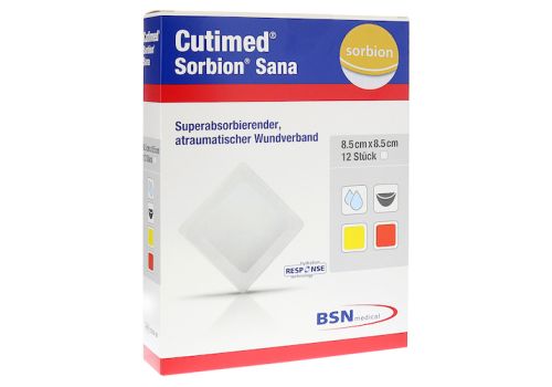 CUTIMED Sorbion SANA Wundauflage 8,5x8,5 cm – PZN 11361540 (PZN 11361540)