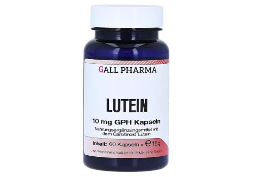 LUTEIN 10 mg Kapseln – PZN 06075140 (PZN 06075140)