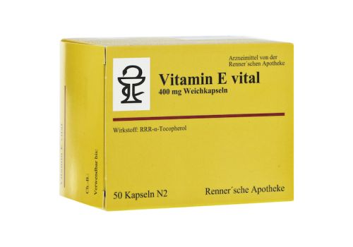 VITAMIN E VITAL 400 mg Rennersche Apotheke Weichk. – PZN 12519434 (PZN 12519434)