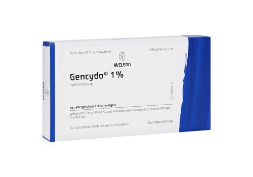 GENCYDO 1% Injektionslösung – PZN 01622815 (PZN 01622815)