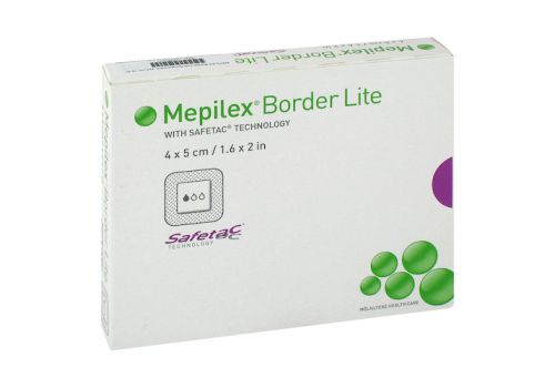 MEPILEX Border Lite Schaumverb.4x5 cm steril – PZN 12544337 (PZN 12544337)