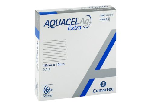 AQUACEL Ag Extra 10x10 cm Kompressen – PZN 11587037 (PZN 11587037)