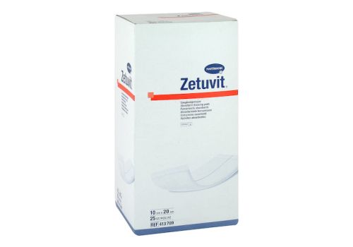 ZETUVIT Saugkompressen steril 10x20 cm – PZN 12559735 (PZN 12559735)