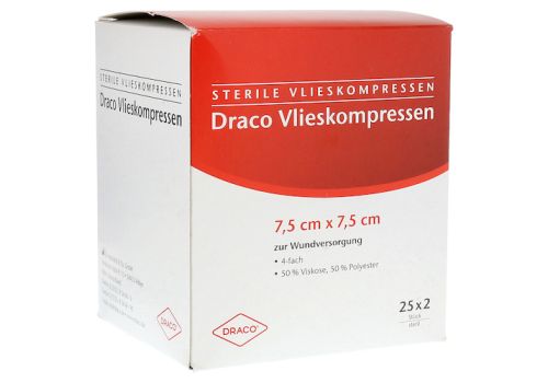 VLIESSTOFF-KOMPRESSEN 7,5x7,5 cm steril 4fach – PZN 00679316 (PZN 00679316)