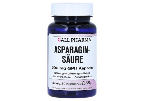 ASPARAGINSÄURE 500 mg GPH Kapseln – PZN 00127829 (PZN 00127829)