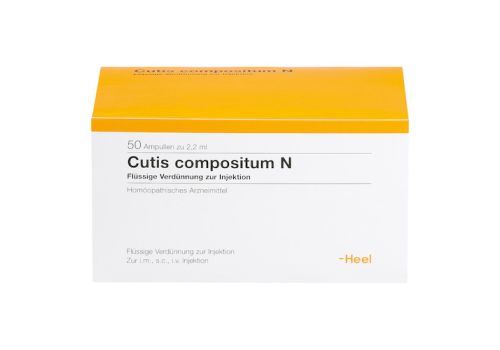 CUTIS compositum N Ampullen – PZN 01675361 (PZN 01675361)