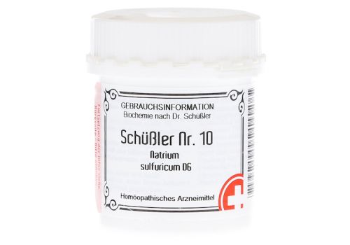 SCHÜSSLER Nr.10 Natrium sulfuricum D 6 Tabletten – PZN 10990653 (PZN 10990653)