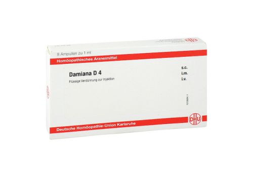 DAMIANA D 4 Ampullen – PZN 11705583 (PZN 11705583)