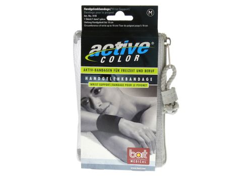 BORT ActiveColor Handgelenkbandage M schwarz – PZN 06914273 (PZN 06914273)