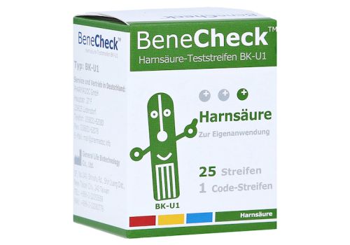 BENECHECK Harnsäure-Teststreifen BK-U1 – PZN 13906328 (PZN 13906328)