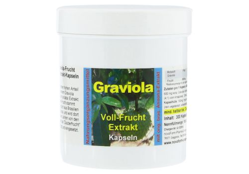 GRAVIOLA VOLLEXTRAKT 600 mg Kapseln – PZN 10258283 (PZN 10258283)