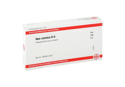 NUX VOMICA D 6 Ampullen – PZN 11707464 (PZN 11707464)