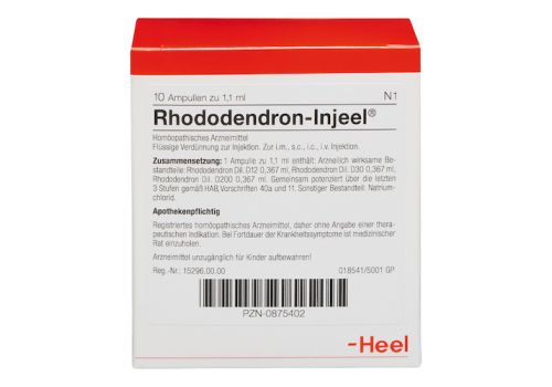 RHODODENDRON INJEEL Ampullen – PZN 00875402 (PZN 00875402)