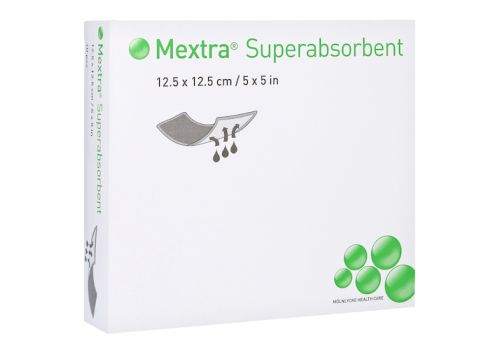 MEXTRA Superabsorbent Verband 12,5x12,5 cm – PZN 15587554 (PZN 15587554)