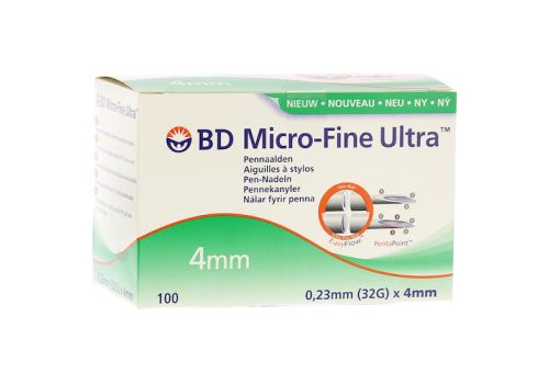 BD MICRO-FINE ULTRA Pen-Nadeln 0,23x4 mm – PZN 10914942 (PZN 10914942)