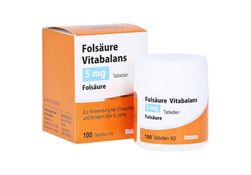 Folsäure Vitabalans 5mg – PZN 16777127 (PZN 16777127)