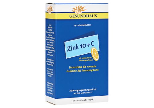 ZINK 10+C Lutschtabletten – PZN 02562529 (PZN 02562529)