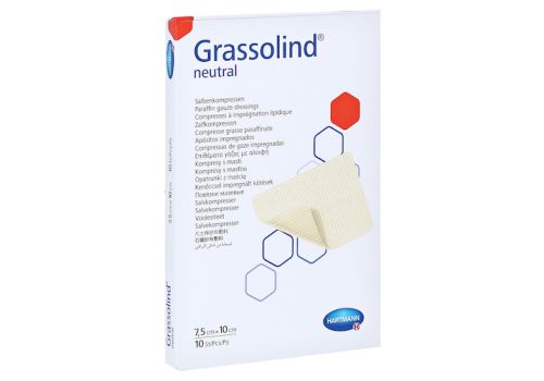 GRASSOLIND Salbenkompressen 7,5x10 cm steril – PZN 16595923 (PZN 16595923)