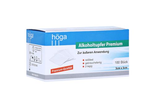 ALKOHOLTUPFER Premium 3x3 cm – PZN 11112682 (PZN 11112682)