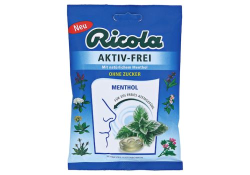 RICOLA AKTIV-FREI ohne Zucker Bonbons – PZN 15630020 (PZN 15630020)