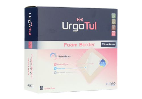 URGOTÜL Foam Border 10x10 cm Verband – PZN 10203129 (PZN 10203129)