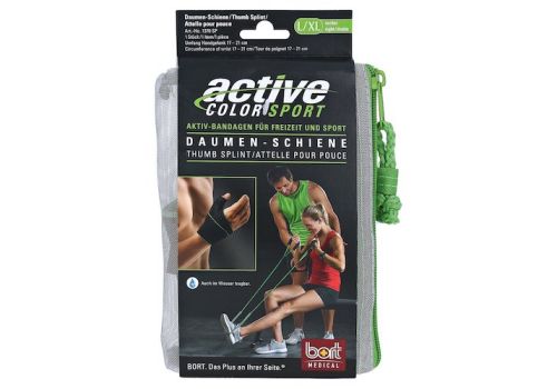 BORT ActiveColor Sport Daumen-Schiene rechts L/XL – PZN 13424517 (PZN 13424517)