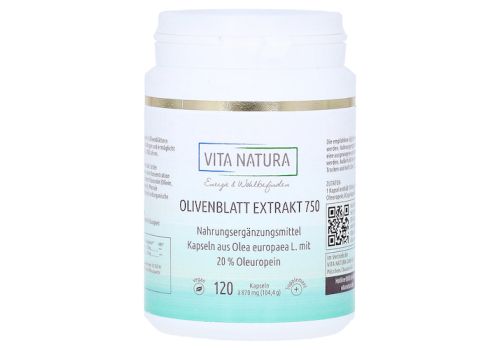 OLIVENBLATT-Extrakt 750 mg Vegikapseln – PZN 16941377 (PZN 16941377)