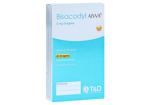 Bisacodyl AIWA 5mg Dragees – PZN 14160345 (PZN 14160345)