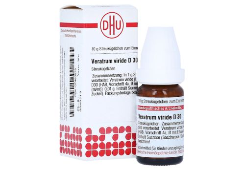 VERATRUM VIRIDE D 30 Globuli – PZN 07460578 (PZN 07460578)