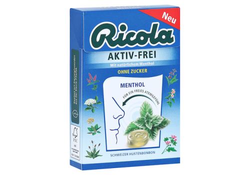 RICOLA AKTIV-FREI ohne Zucker Bonbons – PZN 15630014 (PZN 15630014)