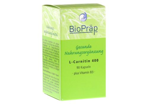 L-CARNITIN 400 Kapseln – PZN 01156402 (PZN 01156402)