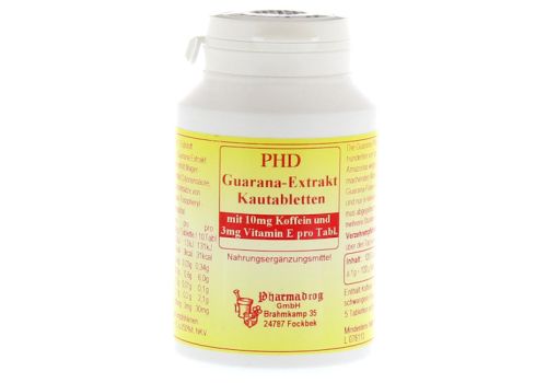 GUARANA EXTRAKT Kautabletten – PZN 08699790 (PZN 08699790)