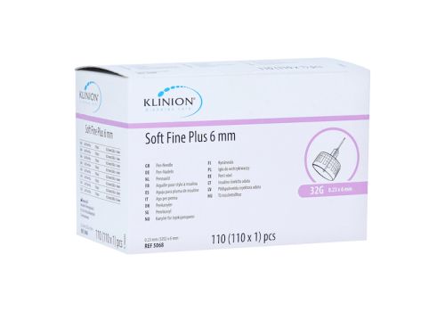 KLINION Soft fine plus Pen-Nadeln 6mm 32 G +Kanülen-Box – PZN 11340242 (PZN 11340242)