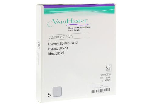 VARIHESIVE extra dünn 7,5x7,5 cm HKV hydroaktiv – PZN 03892648 (PZN 03892648)