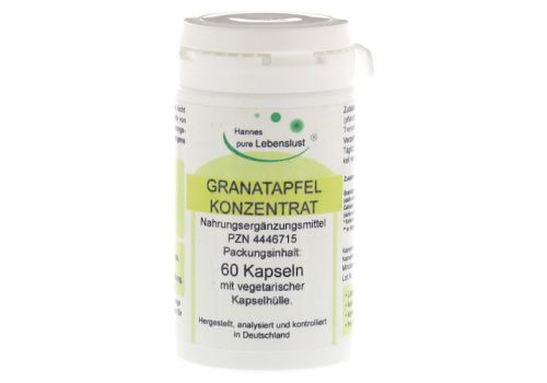 GRANATAPFEL KONZENTRAT 40% Vegi Kapseln – PZN 04446715 (PZN 04446715)