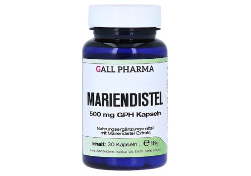 Mariendistel 500 mg GPH Kapseln – PZN 05530263 (PZN 05530263)