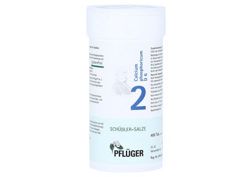 BIOCHEMIE Pflüger 2 Calcium phosphoricum D 6 Tabl. – PZN 06318789 (PZN 06318789)