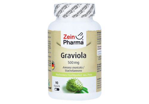 GRAVIOLA KAPSELN 500 mg/Kap.reines Blattpulv.Peru – PZN 10326004 (PZN 10326004)