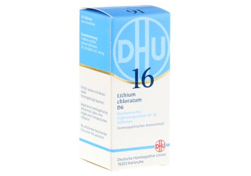 BIOCHEMIE DHU 16 Lithium chloratum D 6 Tabletten – PZN 00275139 (PZN 00275139)