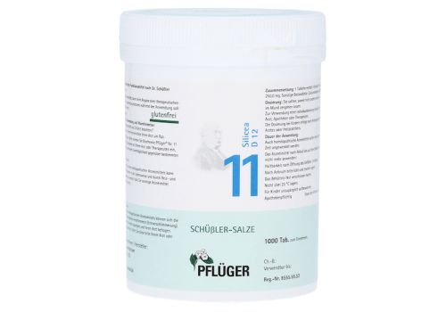 BIOCHEMIE Pflüger 11 Silicea D 12 Tabletten – PZN 06320065 (PZN 06320065)