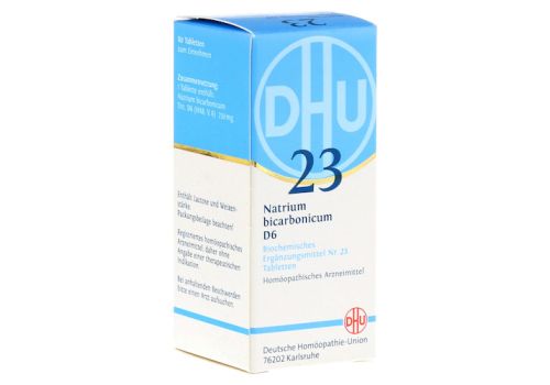 BIOCHEMIE DHU 23 Natrium bicarbonicum D 6 Tabl. – PZN 01196407 (PZN 01196407)