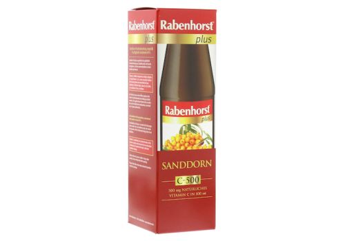 RABENHORST Sanddorn plus C-500 ungesüßt Saft – PZN 10283507 (PZN 10283507)