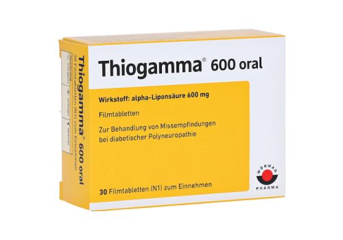 Thiogamma 600 oral – PZN 04972007 (PZN 04972007)