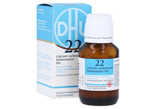 BIOCHEMIE DHU 22 Calcium carbonicum D 12 Tabletten – PZN 02581722 (PZN 02581722)