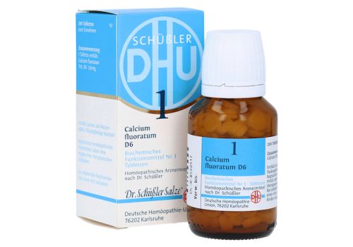 BIOCHEMIE DHU 1 Calcium fluoratum D 6 Tabletten – PZN 02580378 (PZN 02580378)