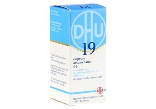 BIOCHEMIE DHU 19 Cuprum arsenicosum D 6 Tabletten – PZN 01196152 (PZN 01196152)