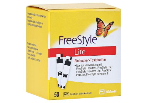 FREESTYLE Lite Teststreifen ohne Codieren – PZN 06797643 (PZN 06797643)