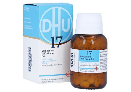 BIOCHEMIE DHU 17 Manganum sulfuricum D 6 Tabletten – PZN 06584410 (PZN 06584410)