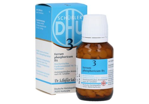 BIOCHEMIE DHU 3 Ferrum phosphoricum D 3 Tabletten – PZN 02580467 (PZN 02580467)