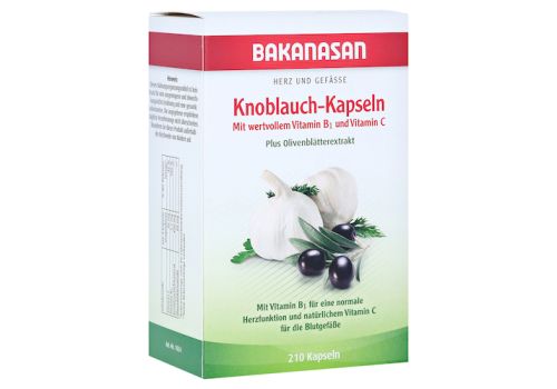 BAKANASAN Knoblauch-Kapseln – PZN 11617376 (PZN 11617376)